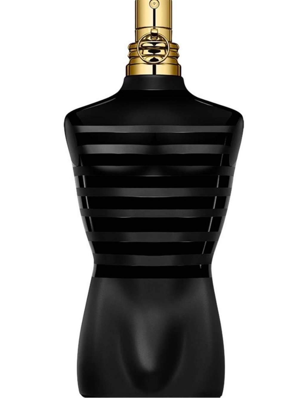 Jean Paul Gaultier Men's Black and Gold Torso Perfume Bottle